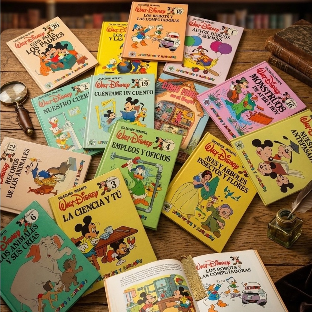 Walt Disney Kids Story Book Set - Assorted Pastel Colors